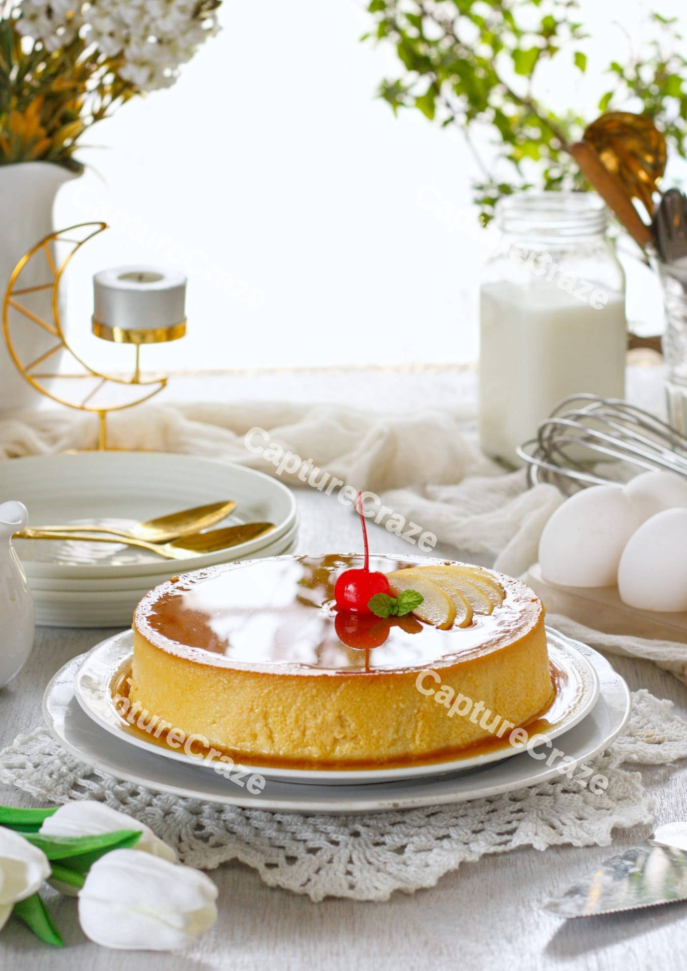 Caramel pudding
